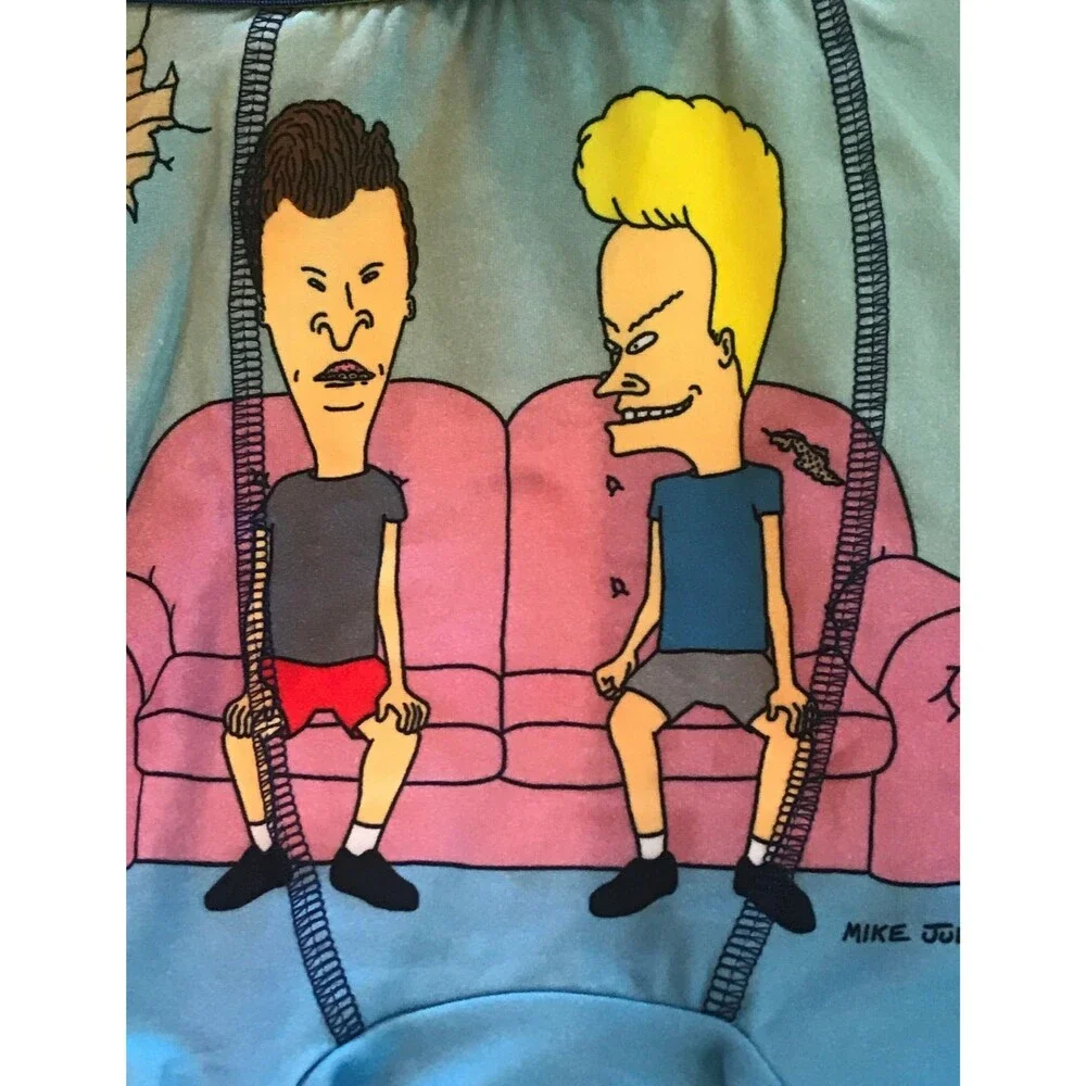 Beavis & Butt-Head CRAZY BOXER Briefs Novelty Print Men's Underwear  L